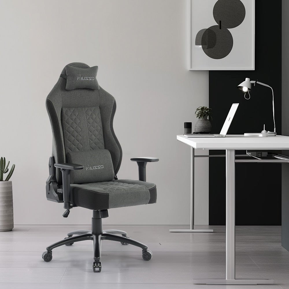 MUSSO Aeolus Series Fabric Computer Gaming Chair 199P XL SIZE 3D Armrest and Fabric