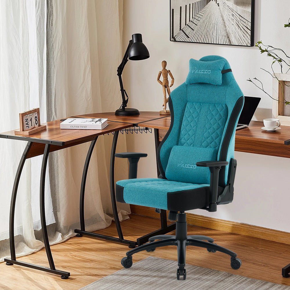 MUSSO Aeolus Series Fabric Computer Gaming Chair 199P XL SIZE 3D Armrest and Fabric