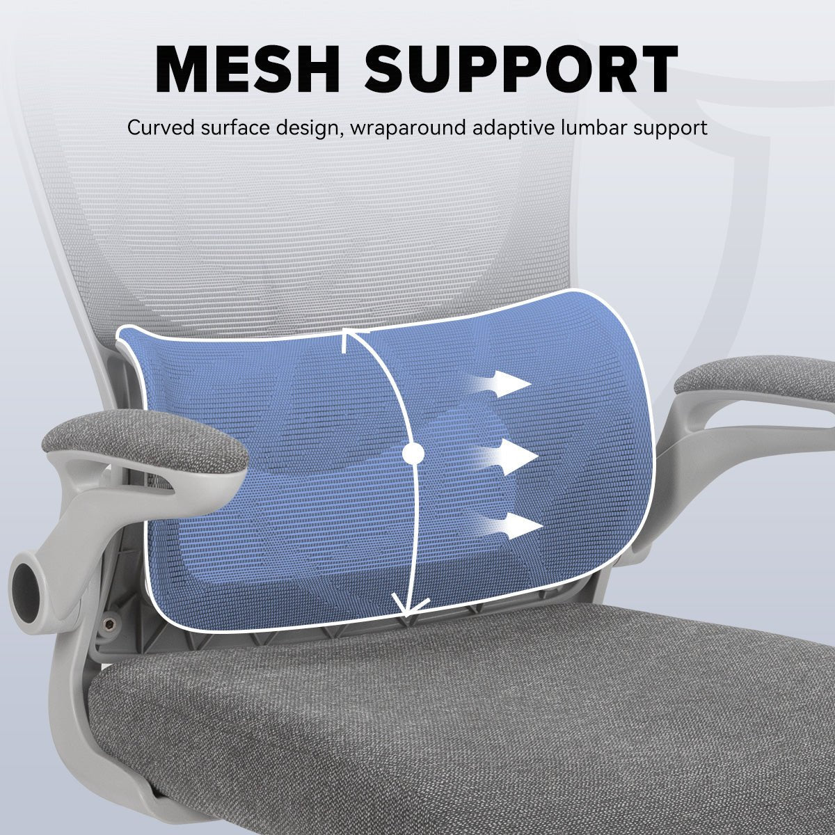 MUSSO C10 Ergonomic Chair 2D Headrest and Flip Armrest Ergonomic Office Chair