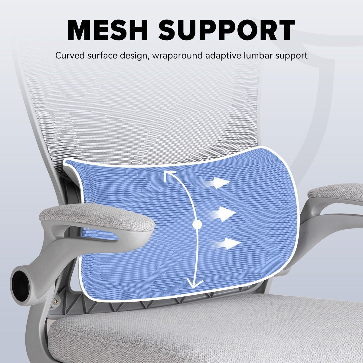 MUSSO C10 Ergonomic Chair 2D Headrest and Flip Armrest Ergonomic Office Chair