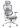 MUSSO E600 Coral Pattern Ergonomic Mesh Office Chair XL SIZE
