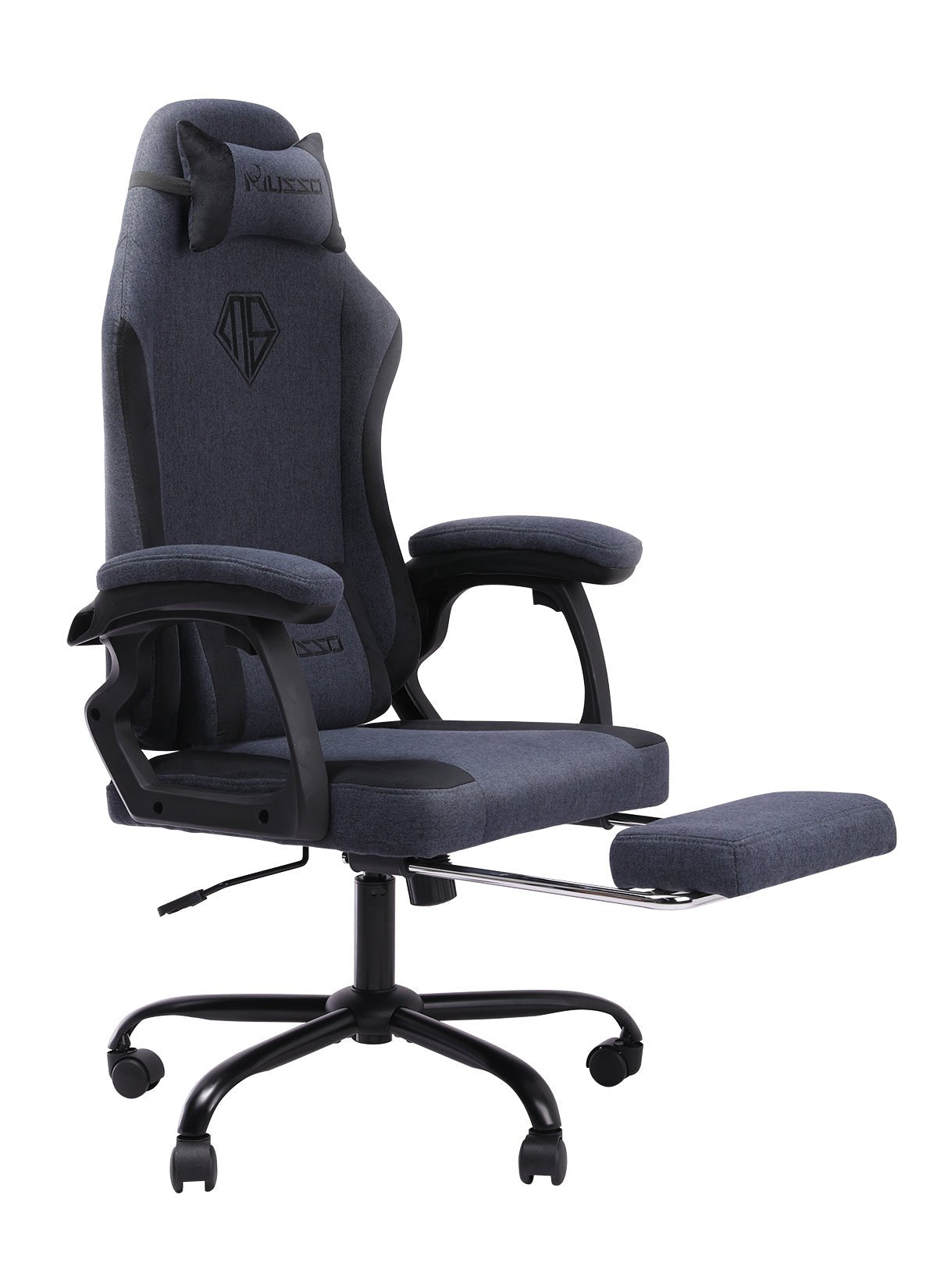 MUSSO Aeolus Series Fabric Computer Gaming Chair Navigator Na May Footrest 109B-F L SIZE
