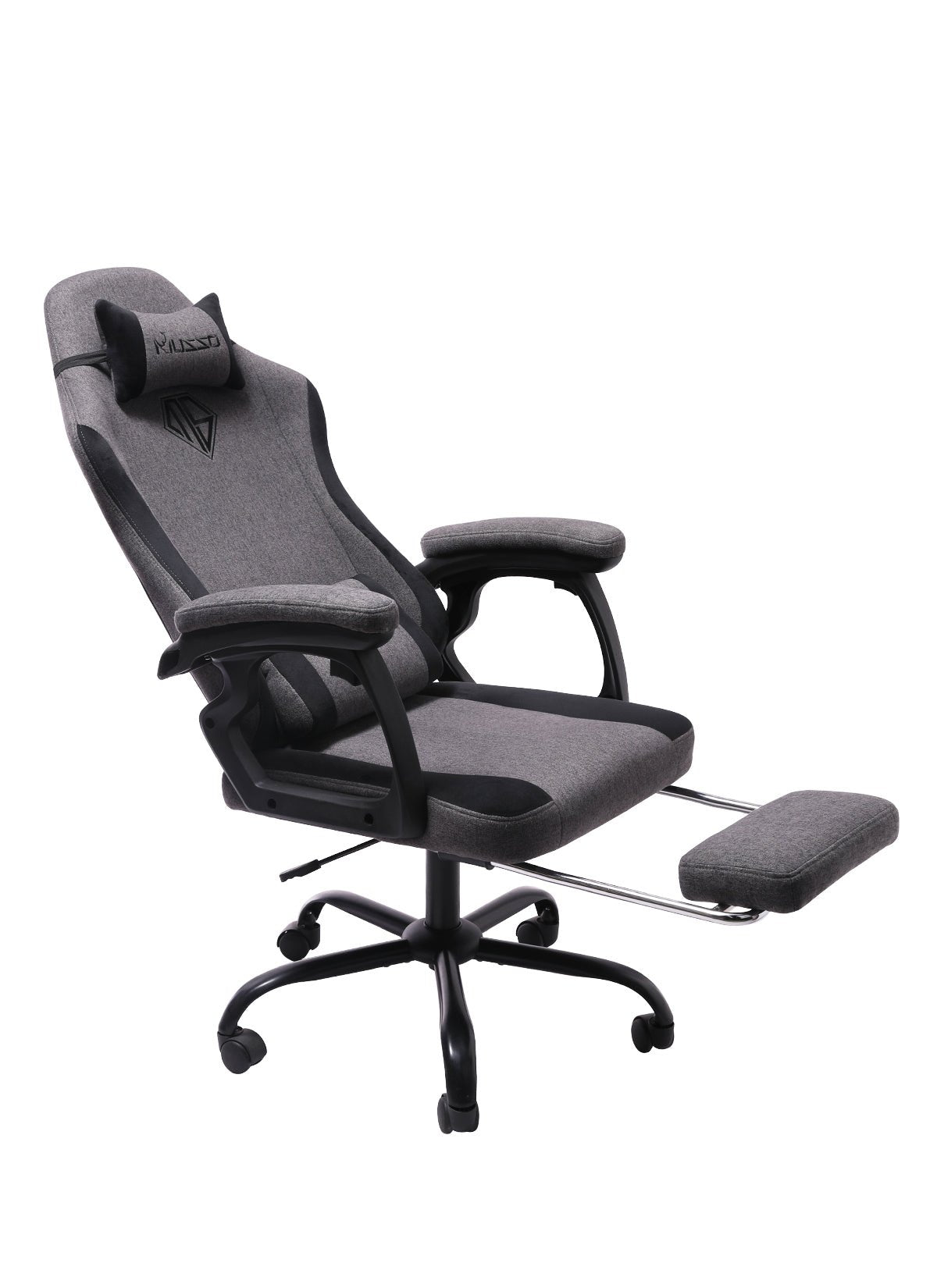 MUSSO Aeolus Series Fabric Computer Gaming Chair Navigator Na May Footrest 109B-F L SIZE
