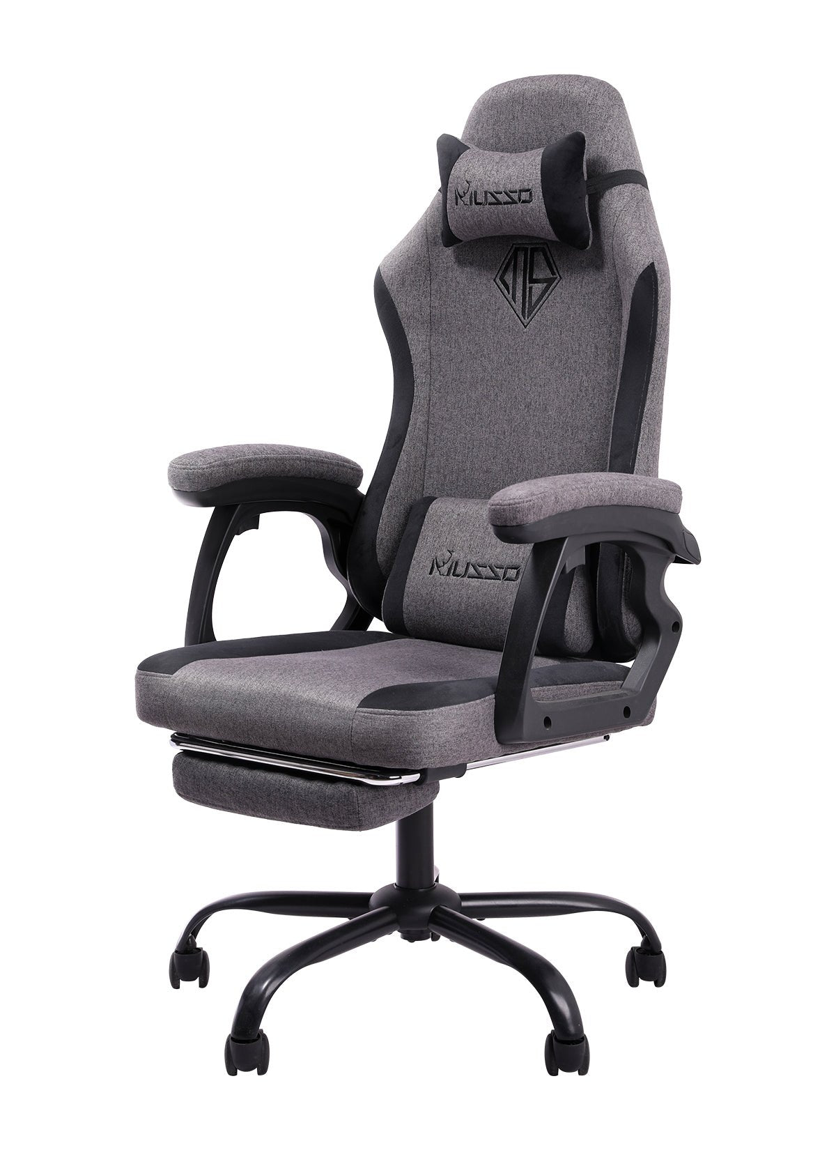 MUSSO Aeolus Series Fabric Computer Gaming Chair Navigator Na May Footrest 109B-F L SIZE