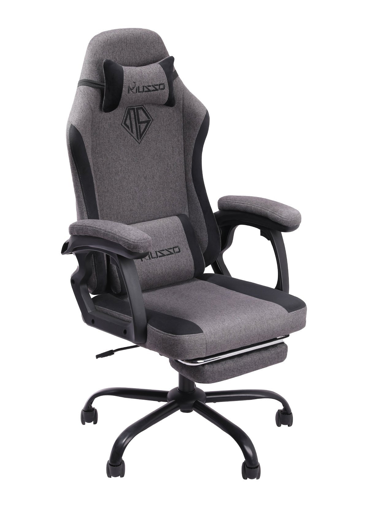 MUSSO Aeolus Series Fabric Computer Gaming Chair Navigator Na May Footrest 109B-F L SIZE