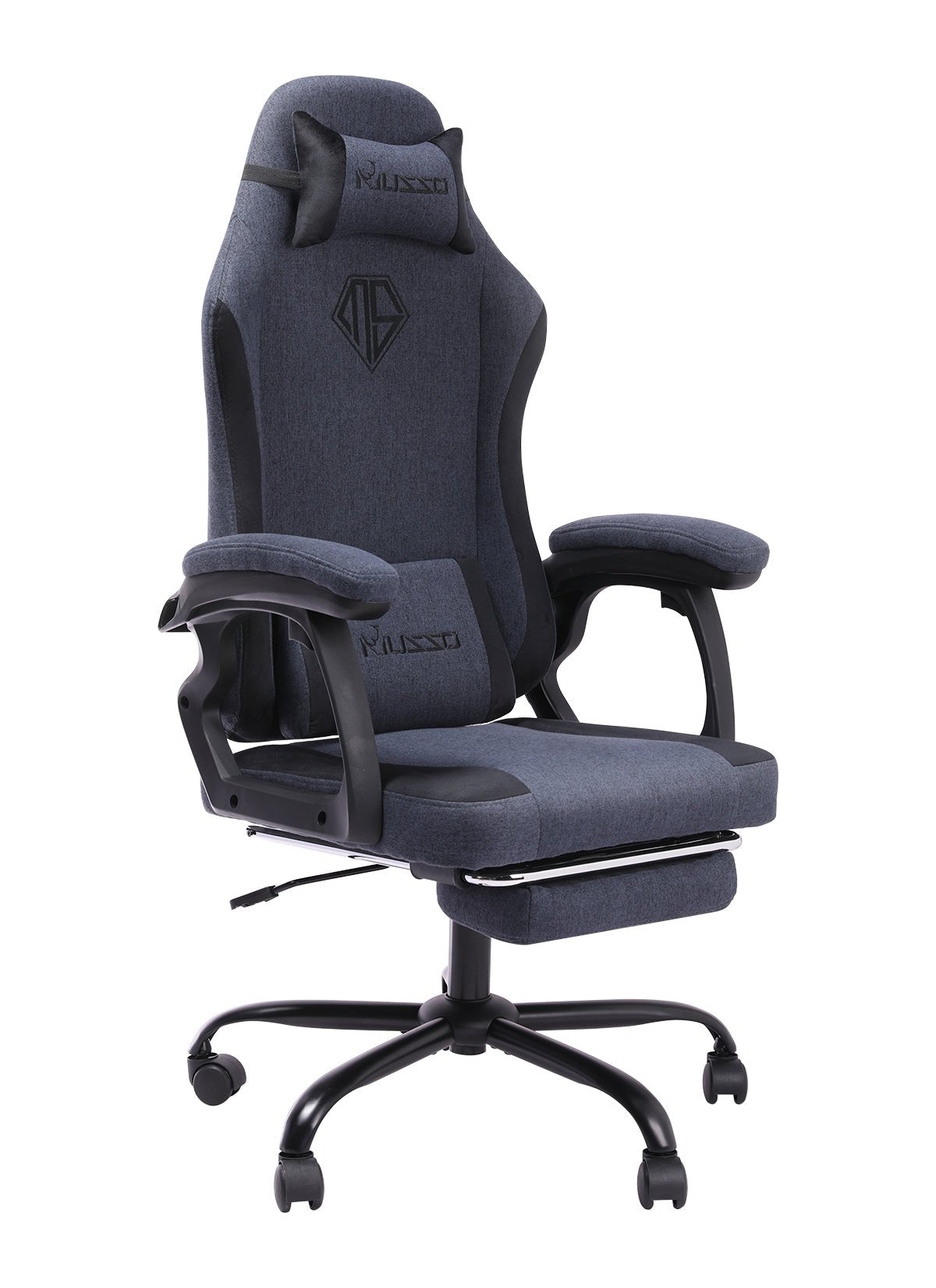 MUSSO Aeolus Series Fabric Computer Gaming Chair Navigator Na May Footrest 109B-F L SIZE