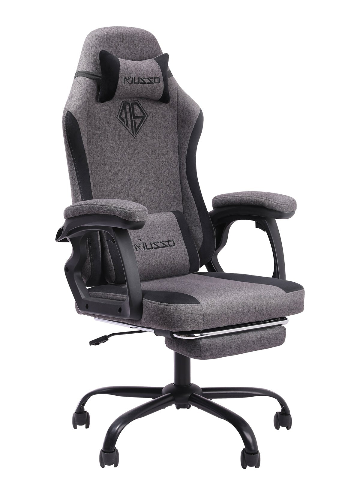 MUSSO Aeolus Series Fabric Computer Gaming Chair Navigator Na May Footrest 109B-F L SIZE