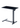 MUSSO Anydesk D2 Ergonomic Desk - Adjustable Pneumatic Lift Mobile Laptop Table