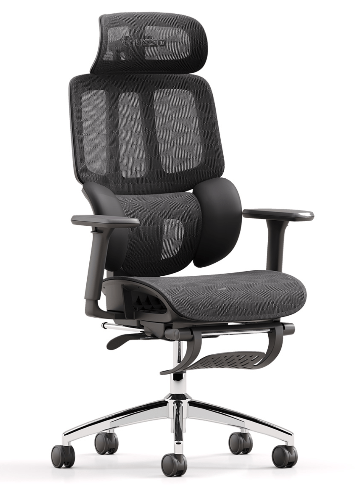 MUSSO H80 Classic Ergo Chairs Adjustable Headrest Ergonomic Mesh Office Chair XL SIZE