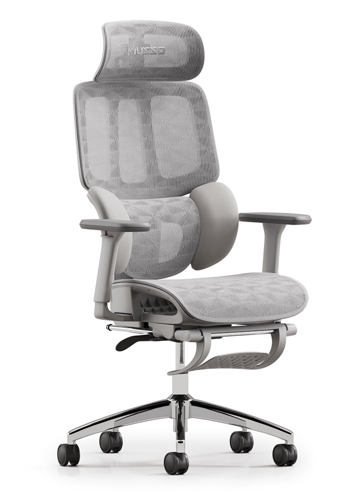 MUSSO H80 Classic Ergo Chairs  Adjustable Headrest Ergonomic Mesh Office Chair  XL SIZE