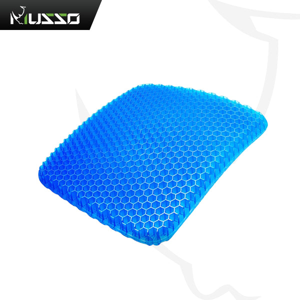 Musso Silicon Ice Gel Seat Cushion Egg Sitter 3D Cooling Grid Honeycomb Sitter Back Support Cushion